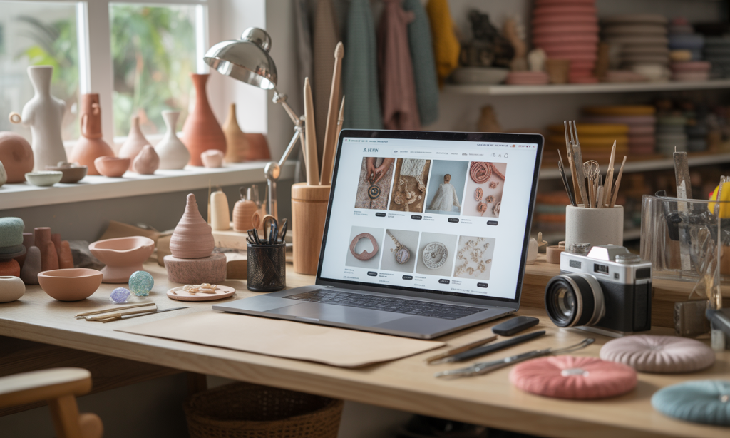 Artisanat numérique : vendre ses créations en ligne 21 découvrez comment vendre vos créations artisanales en ligne grâce à des techniques efficaces d'artisanat numérique. apprenez les meilleures pratiques pour promouvoir vos produits, atteindre votre audience cible et transformer votre passion en profit.
