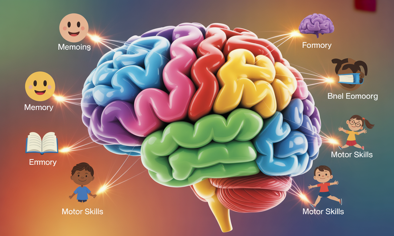 découvrez comment expliquer de manière simple et ludique le fonctionnement du cerveau aux enfants grâce à des illustrations adaptées.